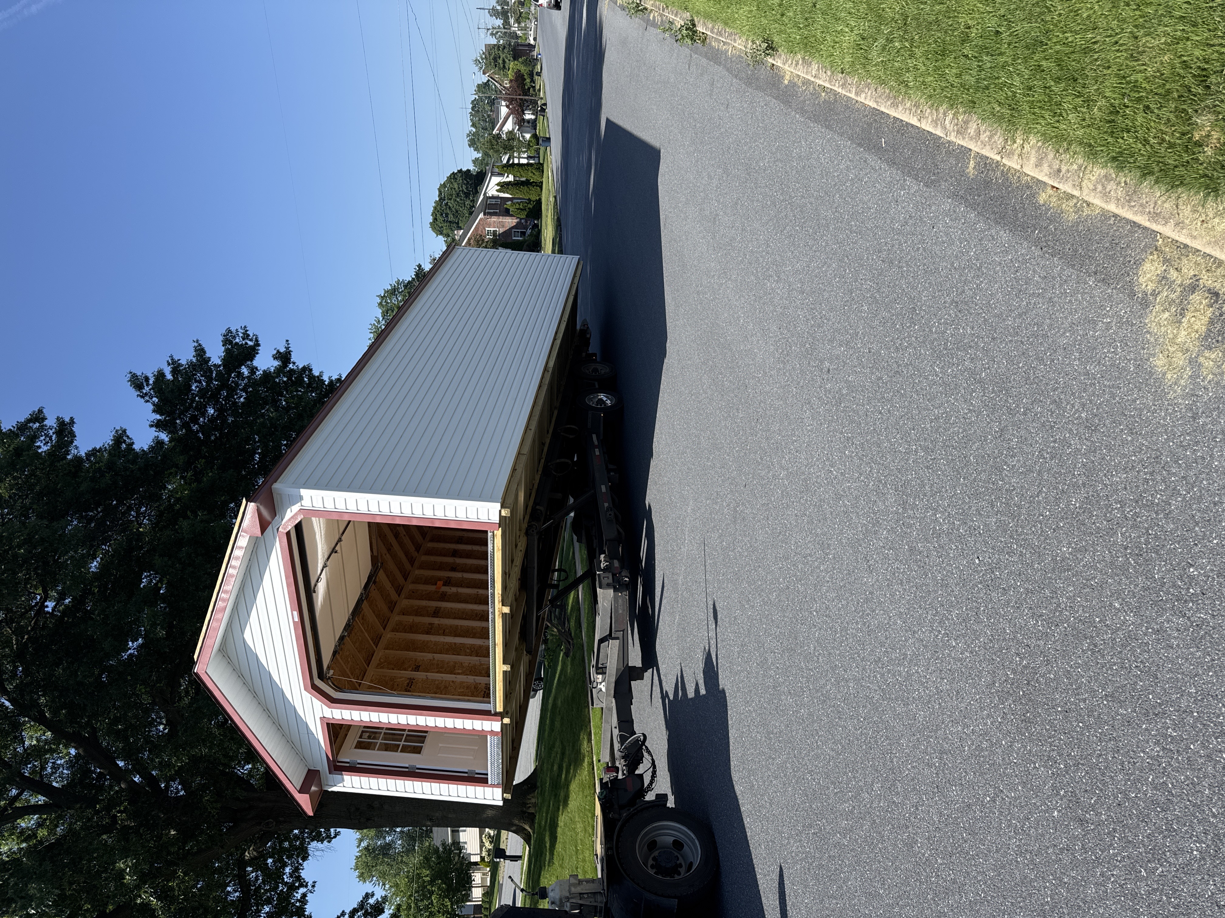 Barn on the trailer